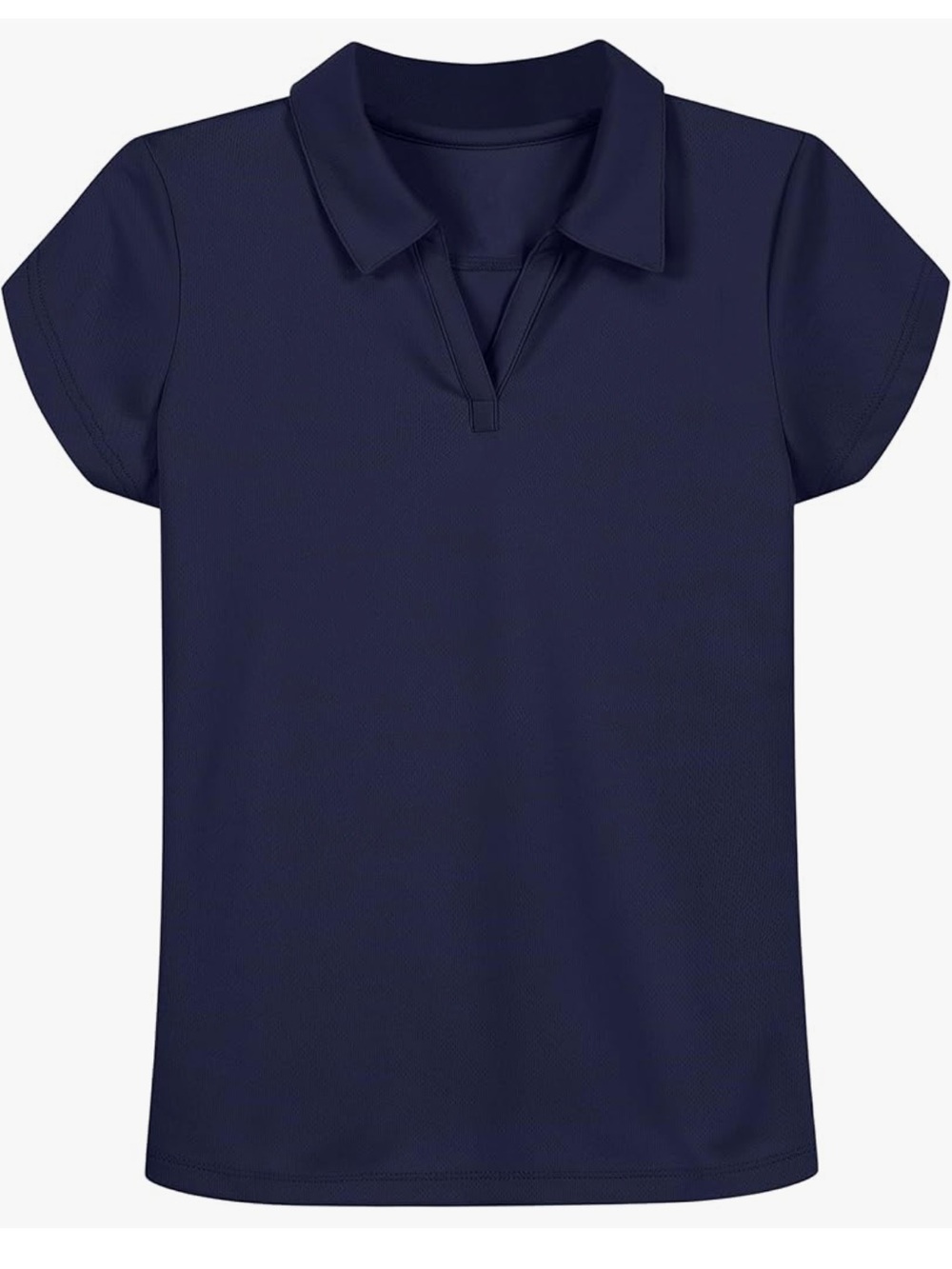 Girls' Navy Polo Top Nautica School Uniform Classic Short Sleeve LG 12/14